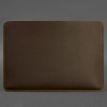Кожаный чехол Up для MacBook 13'' (темно-коричневый) кожа Crazy Horse