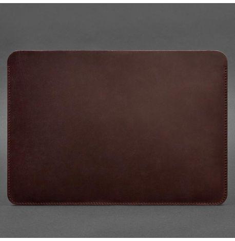 Шкіряний чохол Up для MacBook 13'' (бордовий) шкіра Crazy Horse