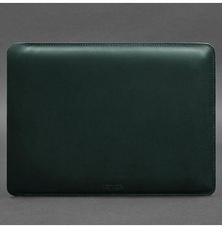 Шкіряний чохол Side для MacBook 14'' (зелений) шкіра Crazy Horse