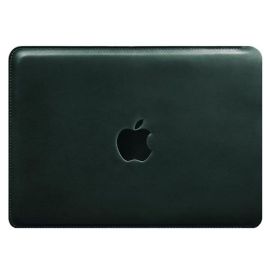 Кожаный чехол Side для MacBook 14'' (зеленый) кожа Crazy Horse