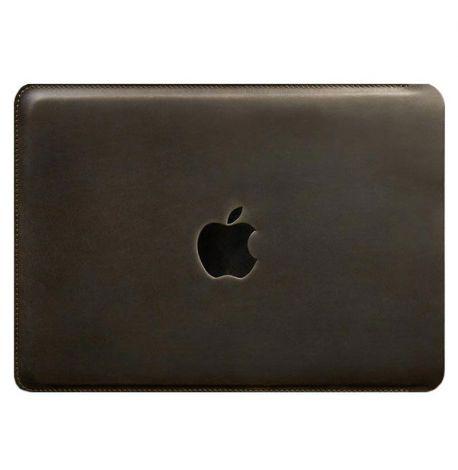 Шкіряний чохол Side для MacBook 14'' (темно-коричневий) шкіра Crazy Horse