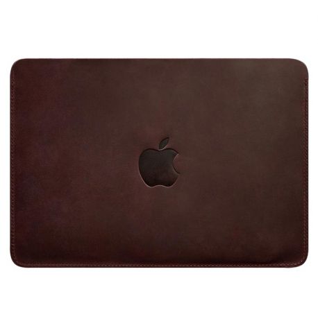 Шкіряний чохол Up для MacBook Pro 14'' (бордовий) шкіра Crazy Horse