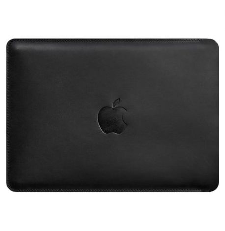 Шкіряний чохол Side для MacBook 15-16 (чорний) шкіра Crazy Horse