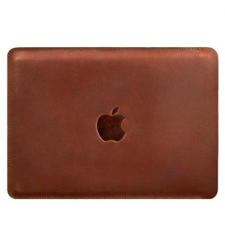 Шкіряний чохол Side для MacBook 15-16 (світло-коричневий) шкіра Crazy Horse