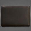 Кожаный чехол Side для MacBook 15-16 (темно-коричневый) кожа Crazy Horse