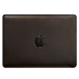Шкіряний чохол Side для MacBook 15-16 (темно-коричневий) шкіра Crazy Horse