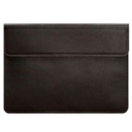 Шкіряний чохол-конверт на магнітах для MacBook 13'' (темно-коричневий) шкіра Krast