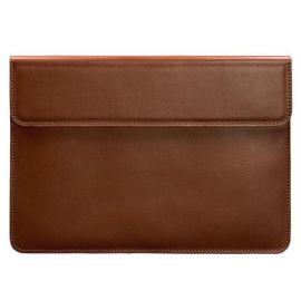 Шкіряний чохол-конверт на магнітах для MacBook 13'' (світло-коричневий) шкіра Krast