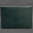 Шкіряний чохол-конверт на магнітах для MacBook 13'' (зелений) шкіра Krast