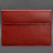 Шкіряний чохол-конверт на магнітах для MacBook 13'' (червоний) шкіра Krast
