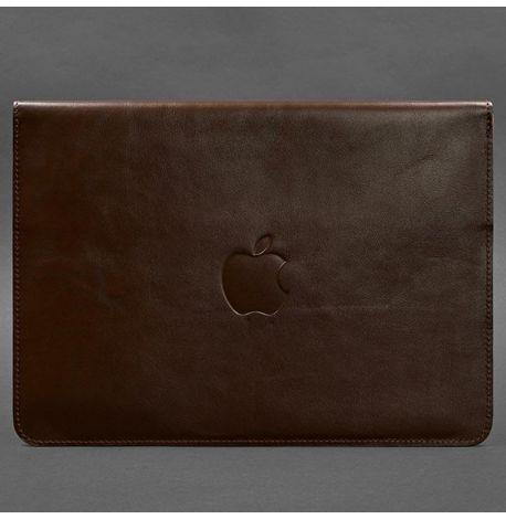 Шкіряний чохол-конверт на магнітах для MacBook 13'' (бордовий) шкіра Krast