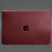 Шкіряний чохол-конверт на магнітах для MacBook 13'' (бордовий) шкіра Crazy Horse