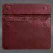 Шкіряний чохол-конверт на магнітах для MacBook 13'' (бордовий) шкіра Crazy Horse