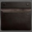 Кожаный чехол-конверт на магнитах для MacBook 14'' (темно-коричневый) кожа Krast