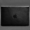 Кожаный чехол-конверт на магнитах для MacBook 14'' (черный) кожа Krast