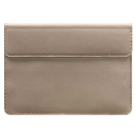 Шкіряний чохол-конверт на магнітах для MacBook 14'' (світло-бежевий) шкіра Krast