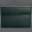 Шкіряний чохол-конверт на магнітах для MacBook 14'' (зелений) шкіра Krast