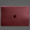 Шкіряний чохол-конверт на магнітах для MacBook 14'' (бордовий) шкіра Crazy Horse