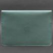 Шкіряний чохол-конверт на магнітах для MacBook 14'' (бірюзовий) шкіра Krast