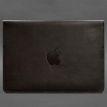 Кожаный чехол-конверт на магнитах для MacBook 16'' (темно-коричневый) кожа Krast
