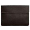 Кожаный чехол-конверт на магнитах для MacBook 16'' (темно-коричневый) кожа Krast