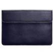 Кожаный чехол-конверт на магнитах для MacBook 16'' (темно-синий) кожа Krast