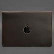 Кожаный чехол-конверт на магнитах для MacBook 16'' (темно-коричневый) кожа Crazy Horse