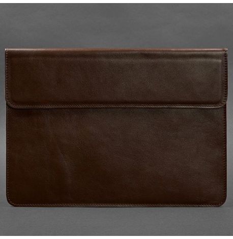 Шкіряний чохол-конверт на магнітах для MacBook 16'' (бордовий) шкіра Krast