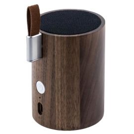 Портативна Bluetooth колонка зі світильником Gingko Drum (горіх)