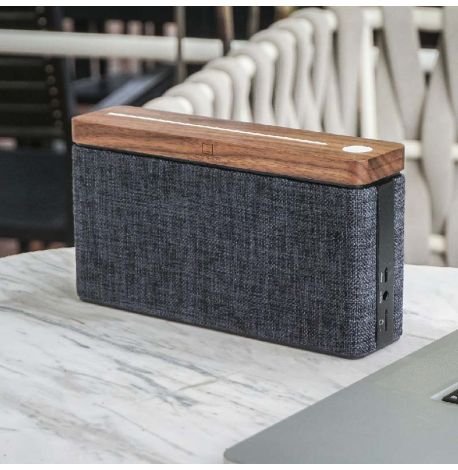 Портативна Bluetooth колонка Gingko Hi-Fi Square (орех)