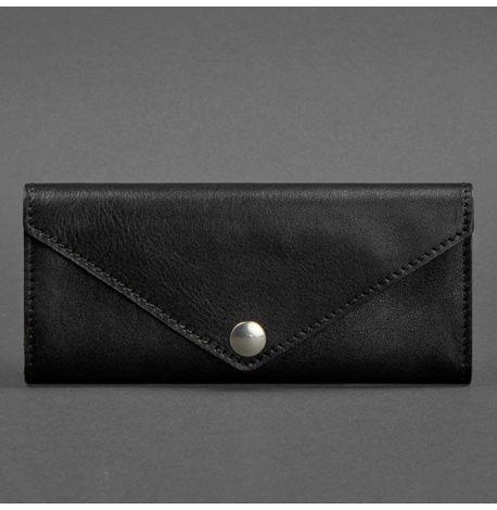 Кошелек женский из натуральной кожи Керри 1.0 (черный) кожа Krast