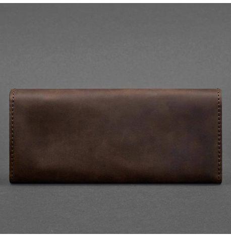 Кошелек женский из натуральной кожи «Керри» 1.0 (темно-коричневый) кожа Crazy Horse