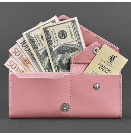 Кошелек женский из натуральной кожи «Керри» 1.0 (розовый)
