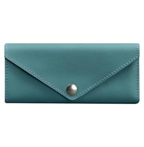 Кошелек женский из натуральной кожи «Керри» 1.0 (бирюзовый)
