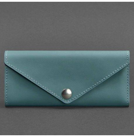 Кошелек женский из натуральной кожи «Керри» 1.0 (бирюзовый)