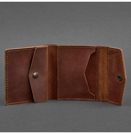 Гаманець жіночий з натуральної шкіри 2.1 (світло-коричневий) шкіра Crazy Horse