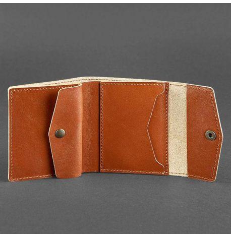 Гаманець жіночий з натуральної шкіри 2.1 (світло-коричневий)