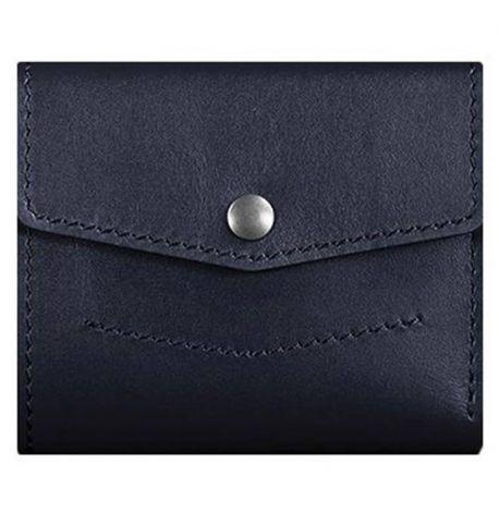 Кошелек женский из натуральной кожи 2.1 (темно-синий)