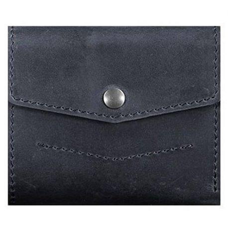 Гаманець жіночий з натуральної шкіри 2.1 (темно-синій) шкіра Crazy Horse