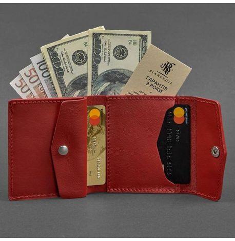 Кошелек женский из натуральной кожи 2.1 (красный)