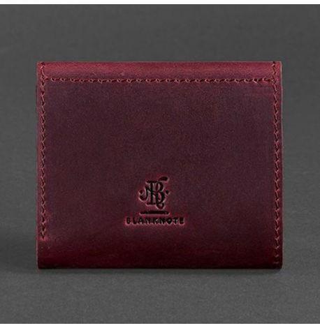 Гаманець жіночий з натуральної шкіри 2.1 (бордовий) шкіра Crazy Horse