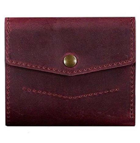 Гаманець жіночий з натуральної шкіри 2.1 (бордовий) шкіра Crazy Horse