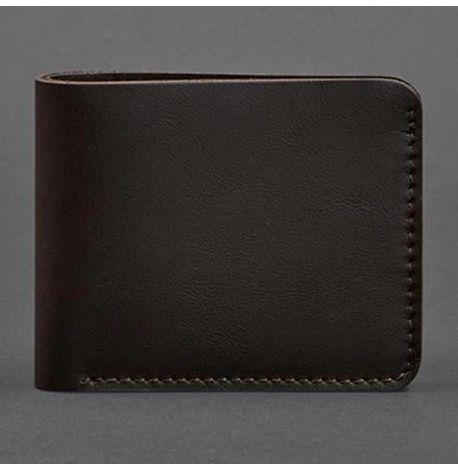 Портмоне из натуральной кожи мужское 4.1 (темно-коричневое) кожа Krast
