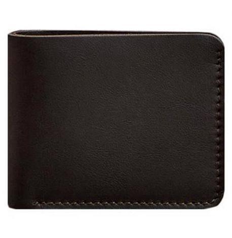 Портмоне из натуральной кожи мужское 4.1 (темно-коричневое) кожа Krast