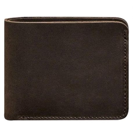 Портмоне з натуральної шкіри чоловіче 4.1 (темно-коричневий) шкіра Crazy Horse