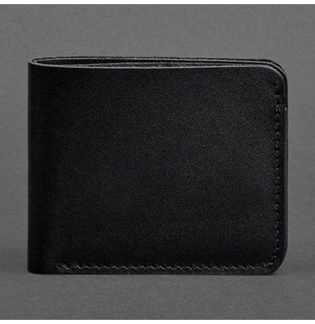 Портмоне з натуральної шкіри чоловіче 4.1 (вугільно чорне)