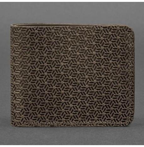 Портмоне з натуральної шкіри чоловіче 4.1 Карбон (темно-коричневе)