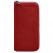 Портмоне з натуральної шкіри на блискавці 6.1 (червоне)