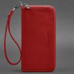 Портмоне з натуральної шкіри на блискавці 6.1 (червоне)