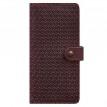 Портмоне из натуральной кожи 7.0 Карбон (бордовое) кожа Crazy Horse